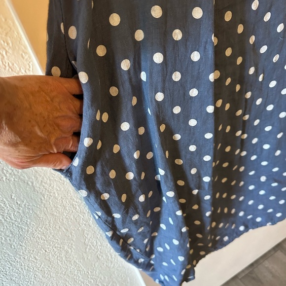 Made in Italy Linen Dress - Picture 2 of 7